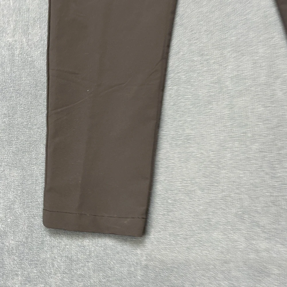 Banana Republic Chino Pants Mens 36x30 Black Pockets Casual Straight Flat Front